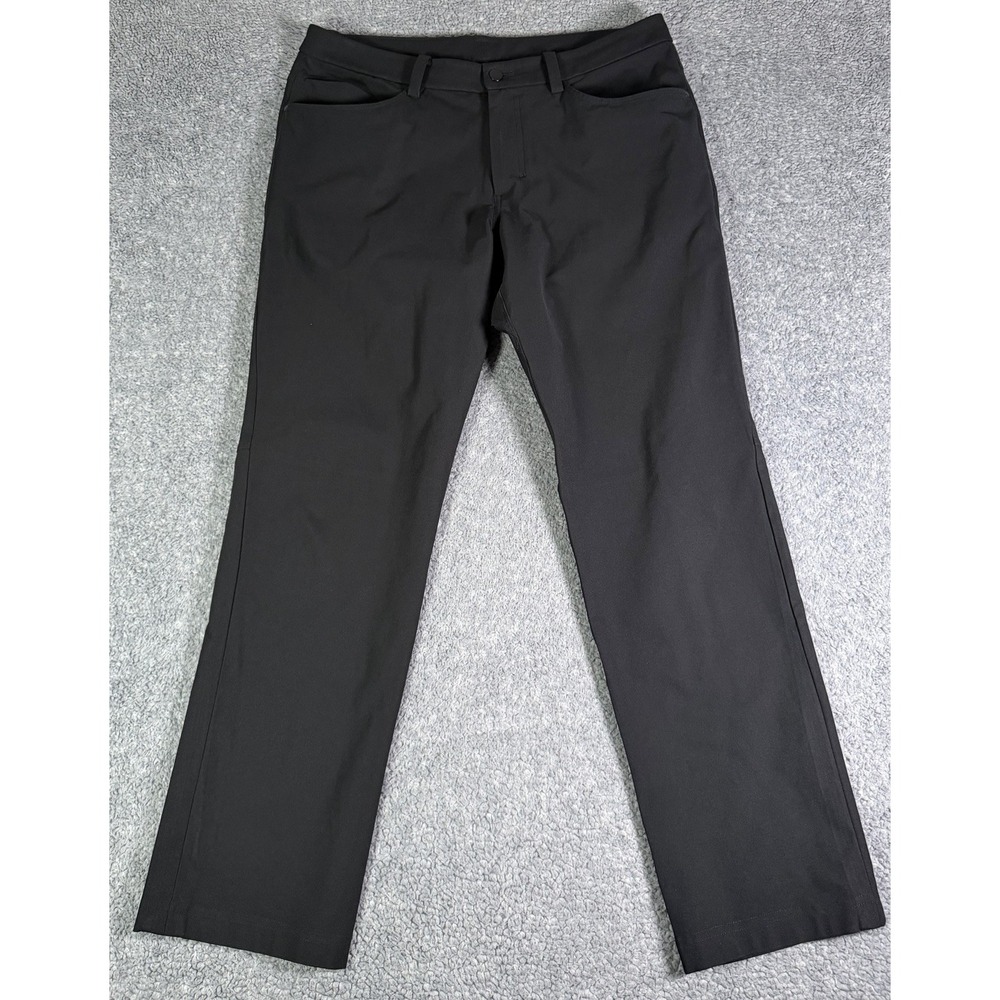 Lululemon Pants 34x30 Mens Black ABC Classic Fit 5 Pocket Stretch Performance